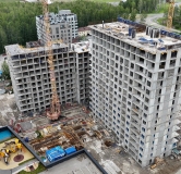 Ход строительства дома 2 в ЖК Дабл-Дабл -