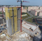 Ход строительства дома № 10, ГП-72.209 в ЖК Прео -