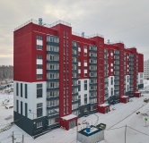Ход строительства дома 50 в ЖК Вишневая Горка -