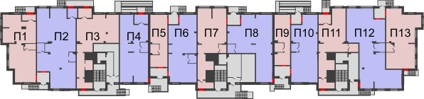 Планировка 0 этажа в доме № 6 в ЖК Звездный