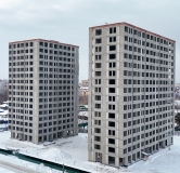 Ход строительства дома № 31, корпус 1 (ГП-2) в ЖК Свой -