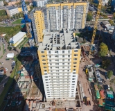 Ход строительства дома 12.1 в ЖК Курчатова -
