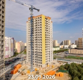 Ход строительства дома 10 в ЖК Прео-8 -