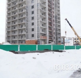 Ход строительства дома 22-11 в ЖК Романтики -