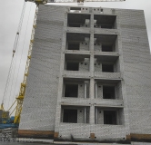 Ход строительства дома 2 в ЖК Ривьера -