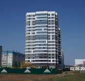 Ход строительства дома 70Б,  к с в ЖК Символ -