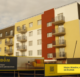 Ход строительства дома № 1, квартал 6.2 в ЖК Живём -