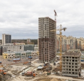 Ход строительства дома 9, корпус 7 в ЖК Юнтолово -