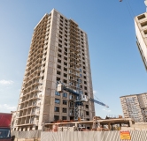 Ход строительства дома 4 в ЖК Нью-Йорт -