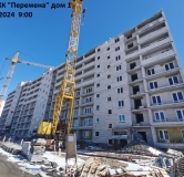 Ход строительства дома № 1 в ЖК Перемена -