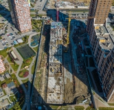 Ход строительства дома 10/1, секция 8-10 в ЖК Ясный Берег -