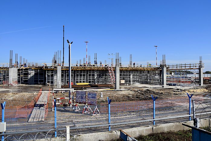 В Воронеже начали возведение 3 этажа нового терминала аэропорта - фото 1