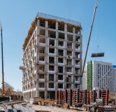 Ход строительства дома 93, корпус 1 в ЖК По ул. Полевая -