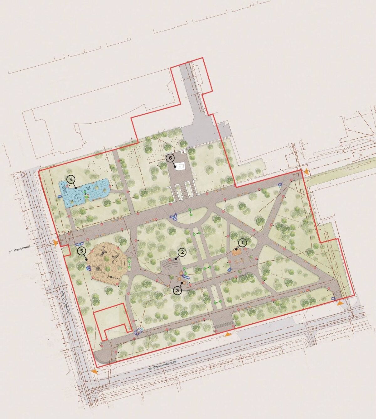Сквер «Строителей» на Буденновском благоустроят в Ростове в 2026 году - фото 2