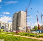Ход строительства дома 53, корпус 3 в ЖК Мотовилихинский (МотовилихинSKY) -