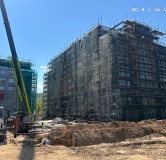 Ход строительства дома 76, корпус 5 в ЖК Заман -