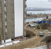 Ход строительства дома 133 в ЖК Riverang -