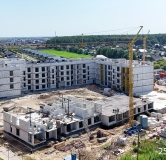 Ход строительства дома 1 (ГП-4) в ЖК Ритмы -