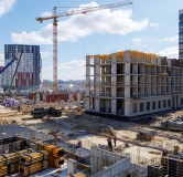 Ход строительства дома 10, корпус 1 в ЖК Остров-сад -