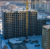 Ход строительства дома 4 в ЖК Гренландия -