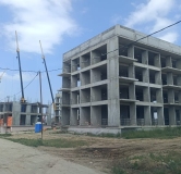 Ход строительства дома Литер 1 кв 9.1 в ЖК Усадьба Гостагаевская -