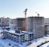 Ход строительства дома 5 в ЖК Мидгард на Уездной -