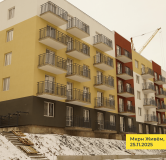 Ход строительства дома № 1, квартал 6.2 в ЖК Живём -