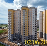 Ход строительства дома № 13 в Микрорайон Нанжуль-Солнечный -
