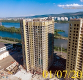 Ход строительства дома № 5.2 в ЖК Новоостровский -