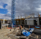 Ход строительства дома 23, ГП-72.106 в ЖК Мириады -