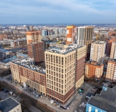 Ход строительства дома секция 1.7 в ЖК 19/56. Кварталы Телецентра -