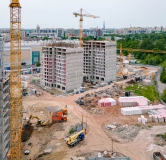 Ход строительства дома 6 в ЖК Респект -