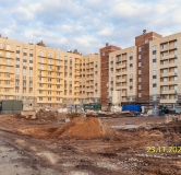 Ход строительства дома 583 в ЖК Живи! в Курортном -