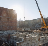 Ход строительства дома 14А, секция 1 в ЖК Классики -