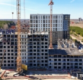 Ход строительства дома 2 в ЖК Дабл-Дабл -