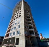 Ход строительства дома Литер 25 в ЖК Фонтаны -