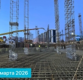 Ход строительства дома 1 в ЖК Максимум -