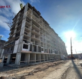 Ход строительства дома Позиция 4.1 в ЖК Октябрь парк -