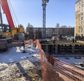 Ход строительства дома 77 в ЖК Чацкий -