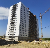 Ход строительства дома 18 в ЖК Лугометрия -