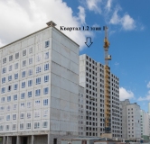 Ход строительства дома 1.2-1 в ЖК РеФорма Оптимум+ -