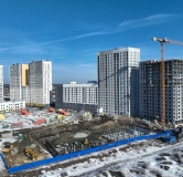 Ход строительства дома 1Г в ЖК На Тенистой -