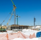 Ход строительства дома № 1 в Левобережный от GloraX -