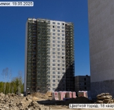 Ход строительства дома 132, корпус 223.1 в ЖК Цветной Город -