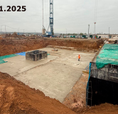 Ход строительства дома Литер 1, секция Б в ЖК Космо -