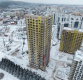 Ход строительства дома 4 (3) в ЖК Univers (Универс) -