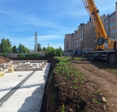 Ход строительства дома 22А в ЖК По ул. Островского -