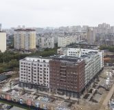Ход строительства дома № 26, корпус 1 (ГП-1) в ЖК Зарека -