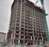 Ход строительства дома 1 в ЖК Расцветай на Кропоткина -