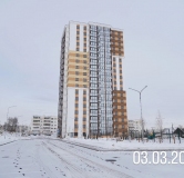 Ход строительства дома 45 в ЖК Высота 45 -